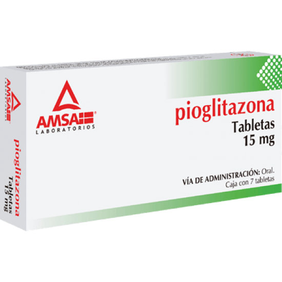 Pioglitazone 15mg. 7 tablets Pioglitazone 15mg. 7 tablets