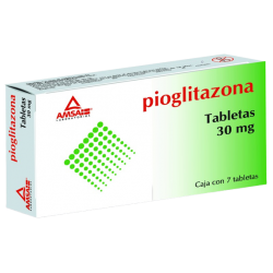 Pioglitazone 30mg. 7 tablets