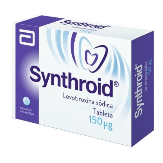 Synthroid 150mcg 30 Tablets
