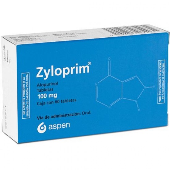Zyloprim 100mg. 60 Tablets Zyloprim 100mg. 60 Tablets