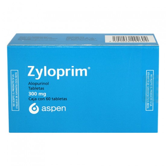 Zyloprim 300mg. 60 Tablets
