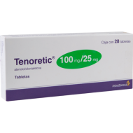 Tenoretic 100mg/25mg 28 tablets