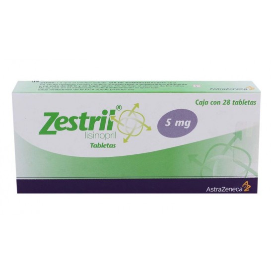 Zestril 5mg. 28 Tablets