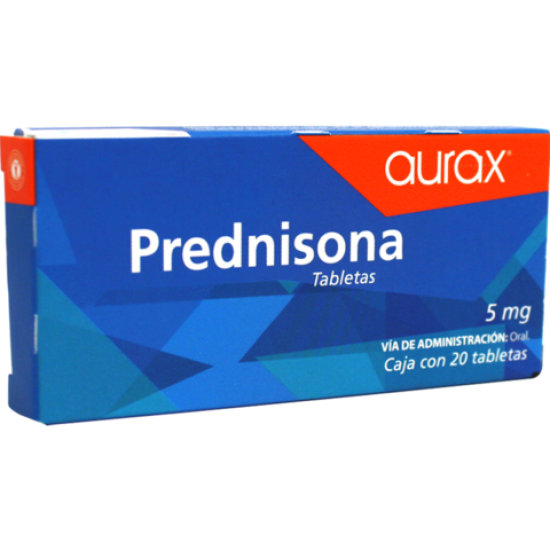 Prednisone 5mg. 20 tablets