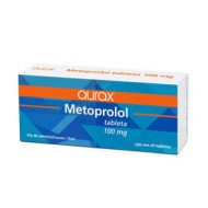 Metoprolol 100mg 20 Tablets