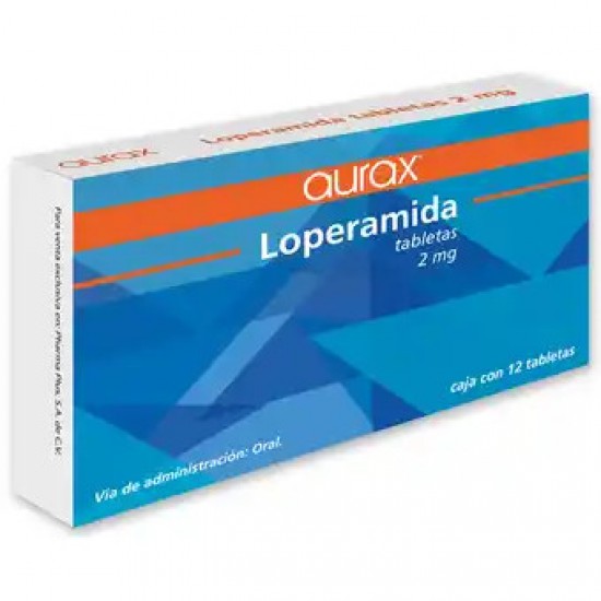 Loperamide 2mg 12 Tabletas