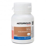 Metoprolol 100mg 50 Tablets