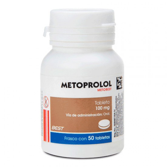 Metoprolol 100mg 50 Tablets Metoprolol 100mg 50 Tablets