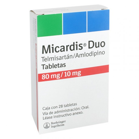 Micardis Duo 80mg. / 10mg. 28 tablets