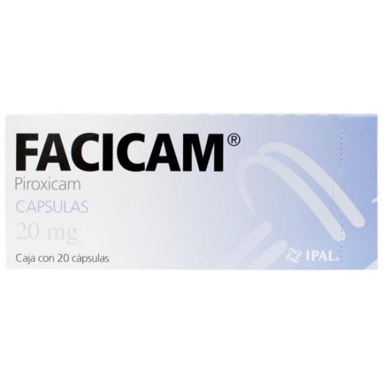 Facicam 20mg 20 Capsules Facicam 20mg 20 Capsules