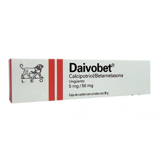 Daivobet 5mg./50mg. Ointment 30g. Daivobet 5mg./50mg. Ointment 30g.