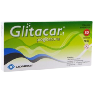 Glitacar 15mg. 30 tablets