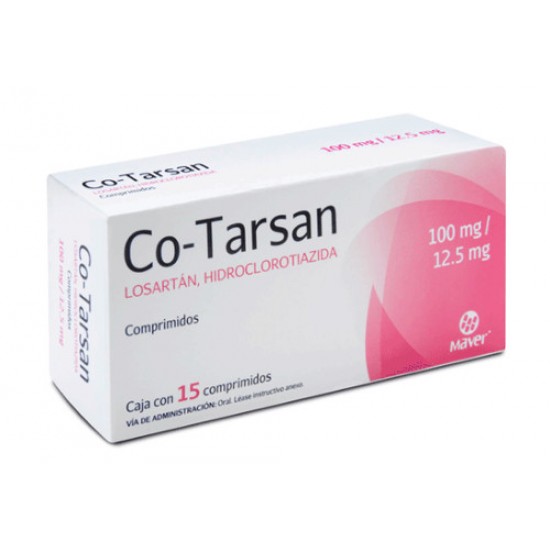 Co-Tarsan 100mg/12.5mg 15 Tablets Co-Tarsan 100mg/12.5mg 15 Tablets
