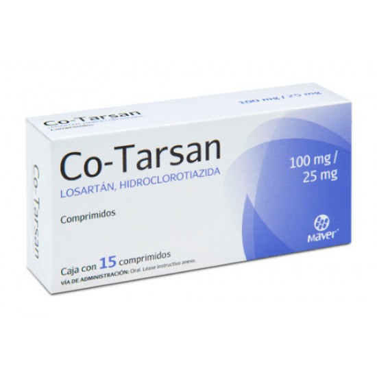 Co-Tarsan 100mg/25mg 15 Tablets Co-Tarsan 100mg/25mg 15 Tablets