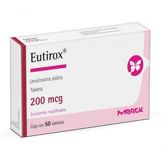 Eutirox 200mcg. 50 tablets