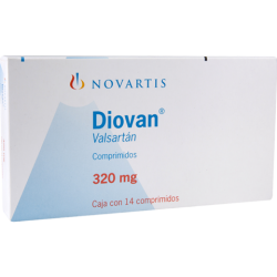 Diovan 320mg. 14 tablets