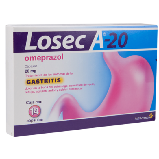 Losec A 20mg. 14 capsules Losec A 20mg. 14 capsules