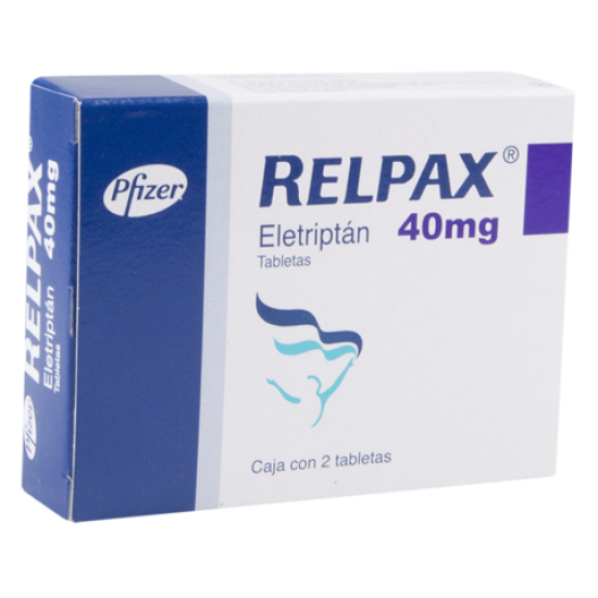 Relpax 40mg. 2 tablets Relpax 40mg. 2 tablets