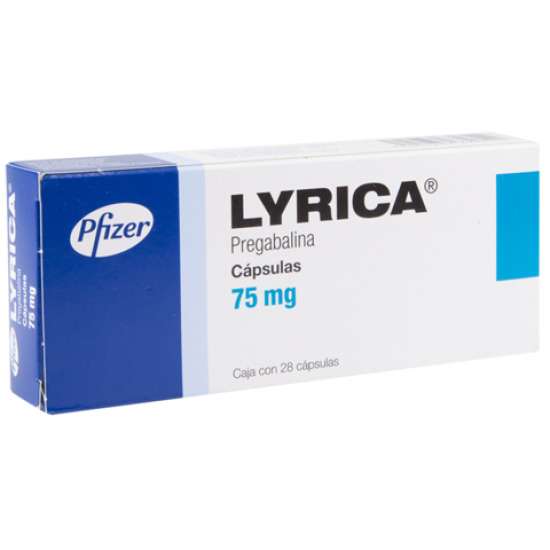 Lyrica 75mg. 28 capsules