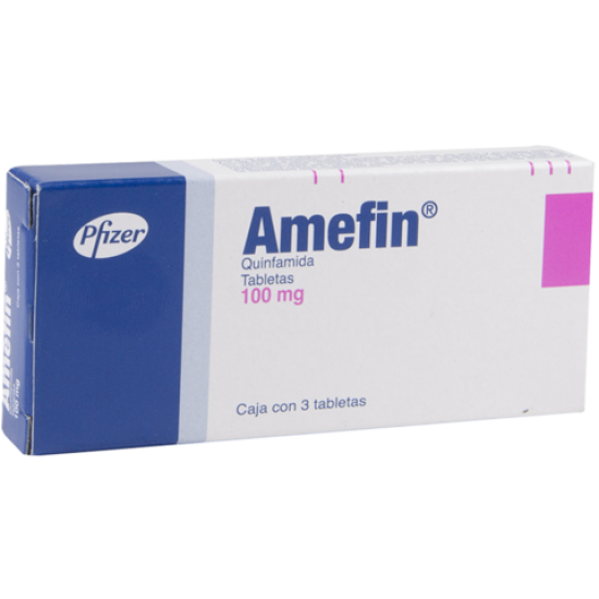 Amefin 100mg. 3 tablets Amefin 100mg. 3 tablets