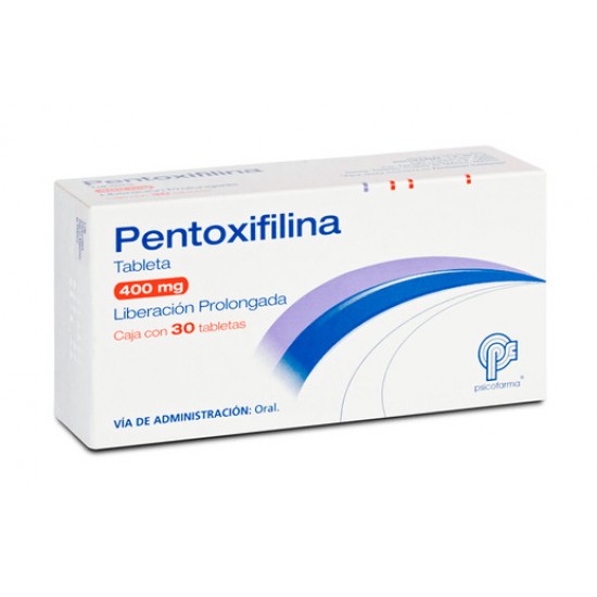 Pentoxifylline 400mg 30 Tablets